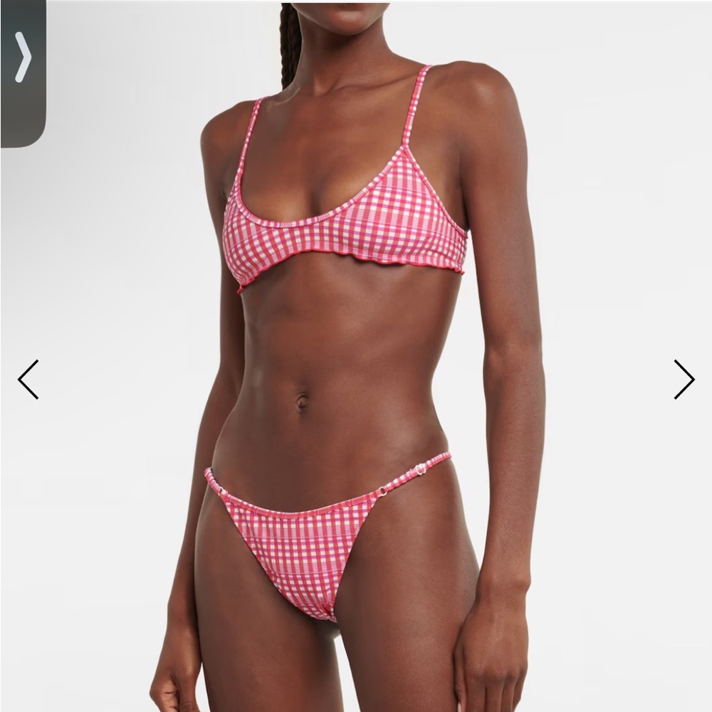 tropic of c gingham Bikini Set
